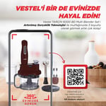 VESTEL KEA BLENDER SETİ TARÇIN 6000 BD MULTİ