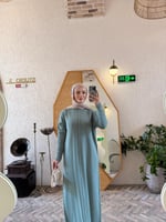 Doğa Triko Elbise Mint