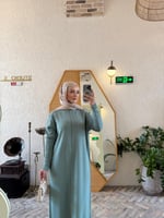 Doğa Triko Elbise Mint