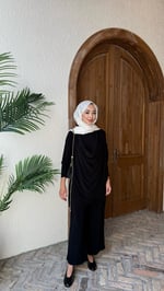 DÖKÜMLÜ SANDY TAKIM SİYAH
