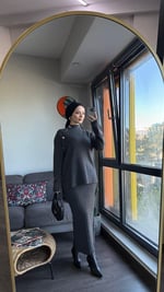 Punto Triko Etekli Takım Antrasit