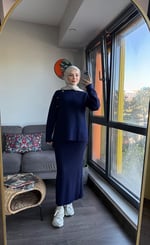 Punto Triko Etekli Takım Lacivert