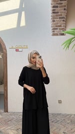 Salaş sandy ikili takım Siyah