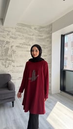 Vln tunik Bordo