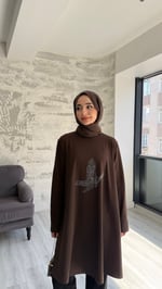 Vln tunik Kahve