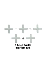 Akvaryum Dörtlü Hortum Eki 5 Adet