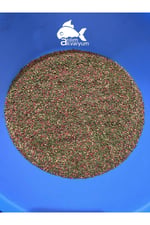 Özel Karışım Ciklet Balığı Yemi, Ekstra Canlı Renkler Karışık Yem 500 Gram Paket