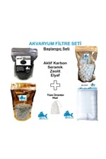 Sump ve Dış Filtre Malzeme Bakım Seti, Seramik, Elyaf, Karbon, Zeolit