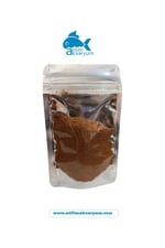 Yavru Balık Büyütme Yemi, Toz Yem Ekstra Protein, Spirulina ve Artemialı 100 Gram