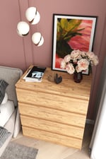 Neptün 4 Çekmeceli Şifonyer Modern Tasarım - Atlantik Çam