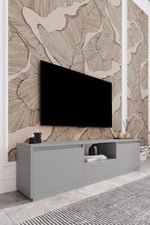 Vanguard 3 Kapaklı Tv Ünitesi 160 cm - Sis Gri