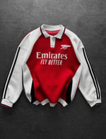 ARSNAL POLO YAKA KIRMIZI SWEAT