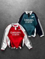 ARSNAL POLO YAKA KIRMIZI SWEAT