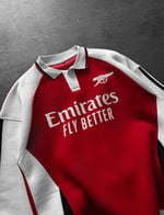 ARSNAL POLO YAKA KIRMIZI SWEAT
