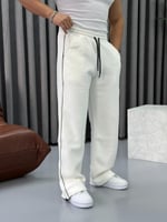 BİYELİ BAGGY BEYAZ EŞOFMAN