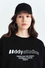 DDY STUDİOS BASKILI PREMİUM OVERSİZE TİŞÖRT SİYAH