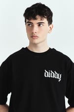 DIDDY BASİC ÖN-ARKA PREMİUM BASKILI OVERSİZSE TİŞÖRT