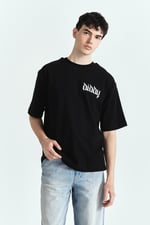DIDDY BASİC ÖN-ARKA PREMİUM BASKILI OVERSİZSE TİŞÖRT