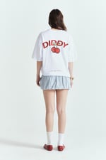 DIDDY CHERRY BASKILI PREMİUM OVERSİZE TSHIRT