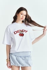 DIDDY CHERRY BASKILI PREMİUM OVERSİZE TSHIRT