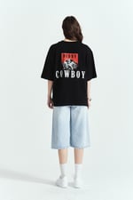 DIDDY COWBOY BASKILI PREMİUM OVERSİZE TSHIRT