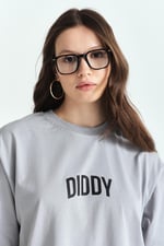 DİDDY ÖN-SIRT PREMİUM BASKILI OVERSİZE TİŞÖRT