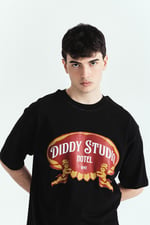 DIDDY STUDİO HOTEL PREMİUM BASKILI OVERSİZE TSHIRT