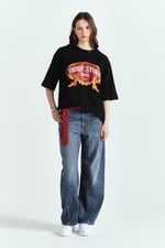 DIDDY STUDİO HOTEL PREMİUM BASKILI OVERSİZE TSHIRT