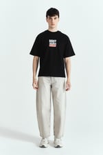 DİDDY STUDİOS SECURTY PREMİUM BASKILI OVERSİZE TSHIRT