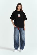 DİDDY STUDİOS SECURTY PREMİUM BASKILI OVERSİZE TSHIRT
