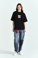 DİDDY STUDİOS SECURTY PREMİUM BASKILI OVERSİZE TSHIRT