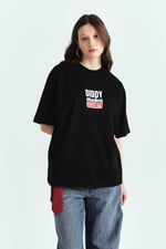 DİDDY STUDİOS SECURTY PREMİUM BASKILI OVERSİZE TSHIRT