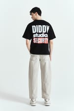 DİDDY STUDİOS SECURTY PREMİUM BASKILI OVERSİZE TSHIRT