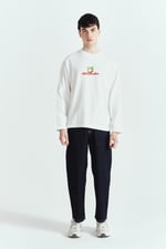 DİDDYSTUDİOS CHERRY BASKILI PREMİUM OVERSİZE LONG SLEEVE