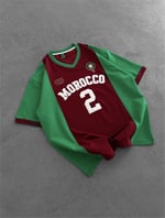 FAS  MOROCCO 2 NAKIŞLI OVERSİZE TSHİRT