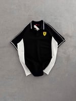 FERRARİ SİYAH OVERSİZE TSHİRT