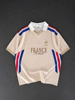 FRANCE V YAKA TSHİRT