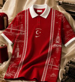 KIRMIZI POLO TÜRKİYE OVERSİZE TSHİRT