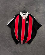 MİLAN POLO YAKA NAKIŞLI OVERSİZE TSHİRT