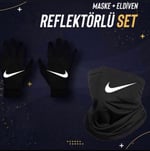 REFLEKTÖRLÜ MASKE+ELDİVEN 2'Lİ SET