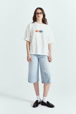 RENKLİ LOGO BASİC BASKILI PREMİUM TSHIRT