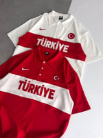 TÜRKİYE NAKIŞLI BEYAZ  OVERSİZE TSHİRT