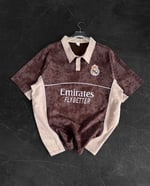 YIKAMALI DETAYLI POLO YAKA OVERSİZE TSHİRT
