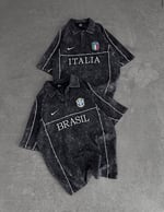 YIKAMALI OVERSİZE ITALIA TSHİRT