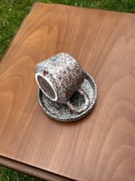  Granit Dokulu Çini Tabaklı Kupa