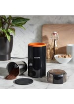 GX3328 Silent Vortex Elektrikli Kahve ve Baharat Öğütücü 3'ü 1 Arada, Sessiz, Çıkarılabilir Kap