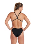 WOMEN'S TEAM SWIMSUIT CHALLENGE SOLID BLACK
