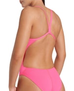 WOMEN'S TEAM SWIMSUIT CHALLENGE SOLID PINK