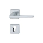 Hoppe Bergamo Kapı Kolu Seti Barelli Tipi Gümüş Renkli