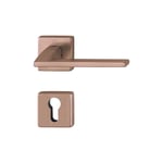 Hoppe Bergamo Kapı Kolu Seti Barelli Tipi Bakır Renkli